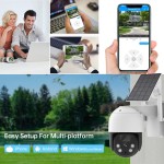 Solar CCTV Kit Supplier - 4MP Battery Two Way Audio PTZ