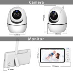 Home Camera Supplier - 5inch Screen Battery Two Way Voice