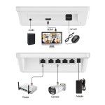CCTV System Pot Kit Factory - Xmeye 4ch LCD Two Way Audio
