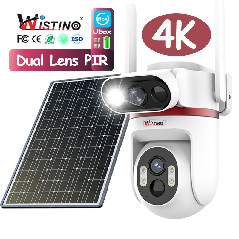 Outdoor Solar Camera Manufacturer - 4K Ubox PIR Humanoid Tracking