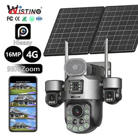 Solar Camera Supplier - 16MP 4 Lens 99X Zoom Tracking