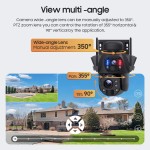 Solar Outdoor Camera Supplier - 6MP Dual Lens 20X Zoom