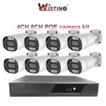 POE Camera Kit Manufacturer - 8MP Bullet Two Way Voice