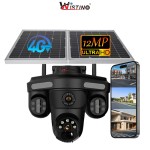 Solar CCTV Manufacturer - 12MP Three Lens Auto Tracking