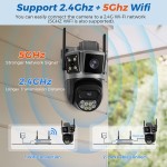 Security Camera Factory - 10MP Dual Lens 5G Wifi Outdoor