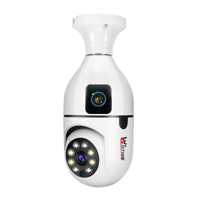 PTZ Bulb Camera Manufacturer - 4MP Dual Lens H.265 Wireless