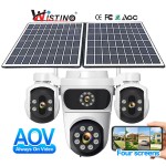Solar Security Camera Factory - 16MP 4G PIR Built-in Siren