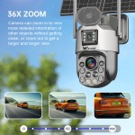 Solar Security Camera Factory - 4K Dual Lens Auto Zoom
