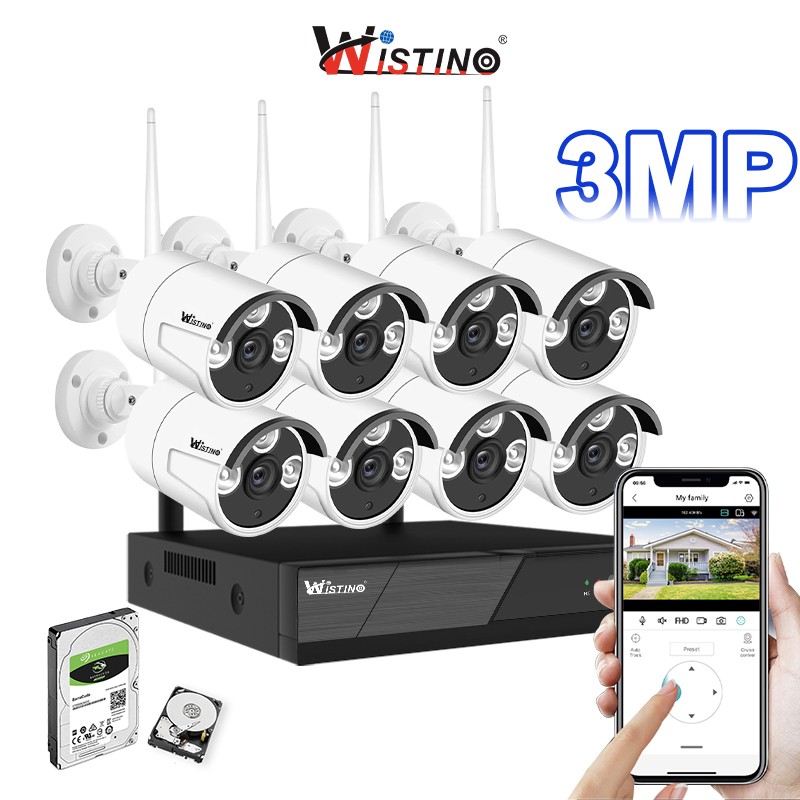 CCTV Kit Supplier - 8ch Wifi Set Remote Control