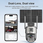 Solar Security Camera Factory - 4K Dual Lens Auto Zoom