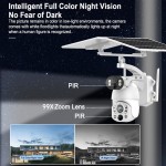 Solar Security Camera Supplier - 5K 99X Zoom PIR Smart Alarm