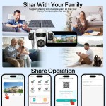 Solar Security Camera Factory - 16MP 4G PIR Built-in Siren