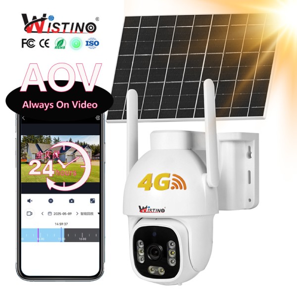Solar CCTV Manufacturer - 4MP Cloud Storage Color Night