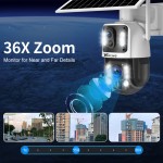 Solar Surveillance Camera Manufacturer - 6MP 36X Zoom 24/7