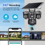 Network Camera Supplier - 12MP Three Lens Two Way Audio