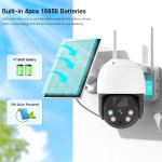 Solar CCTV Kit Supplier - 4MP Battery Two Way Audio PTZ