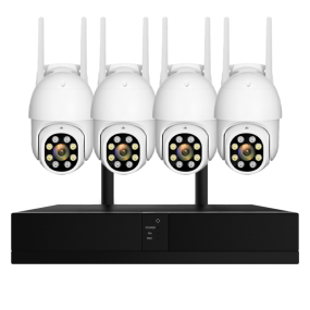 CCTV System Kit Manufacturer - 4CH 2MP Dome PTZ Audio