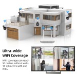 Wireless Camera Set Manufacturer - 8MP 4Ch 180 Degree Rotation