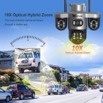 PTZ Solar Camera Manufacturer - 6MP 10X Zoom Three Lens
