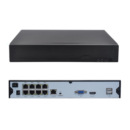 NVR Recorder Factory - H.265 8CH POE 4K 48V