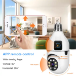 Bulb Security Camera Factory - 2MP Dual Lens E27 PTZ