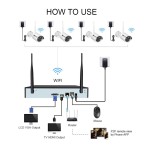 Outdoor CCTV System Manufacturer - 4CH Wifi Motion Detection