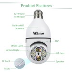 Wireless Bulb Camera Factory - 2MP 10X Zoom Motion Detection