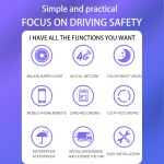 Car Dash Cam Manufacturer - 4K Motion Detection One-way Voice