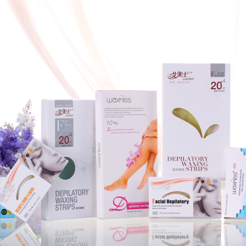 Wax Strips Manufacturer - 20 Pcs Non Woven Epilating for Facial and Body