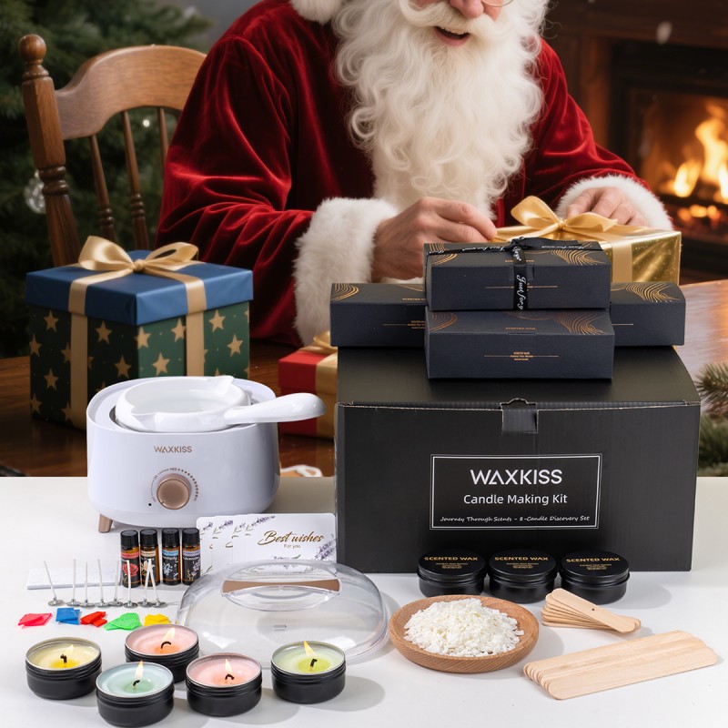 DIY Candle Kit Factory - Personalized Good Quality Soy Wax Beans Christmas Set