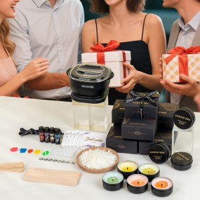 可定制大豆蜡蜡烛套装 - 2025热卖DIY完整多功能代工厂家