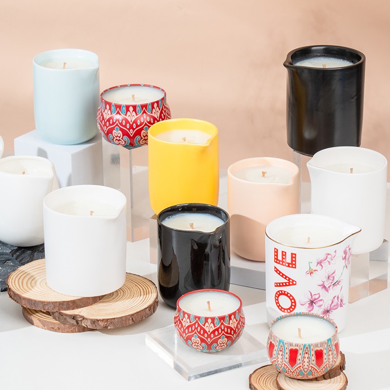 Massage Oil Candle Supplier - Wholesale Luxury Body Coconut Oil with Jars