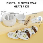 Flower Wax Heater Supplier - RTS 450ml Digital Best Selling Blue Depilatory