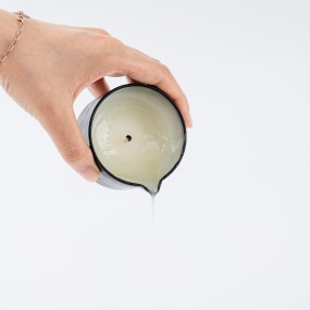 Massage Oil Candle Factory - 50g 200g Round Shape Soy Wax Black Metal Tin