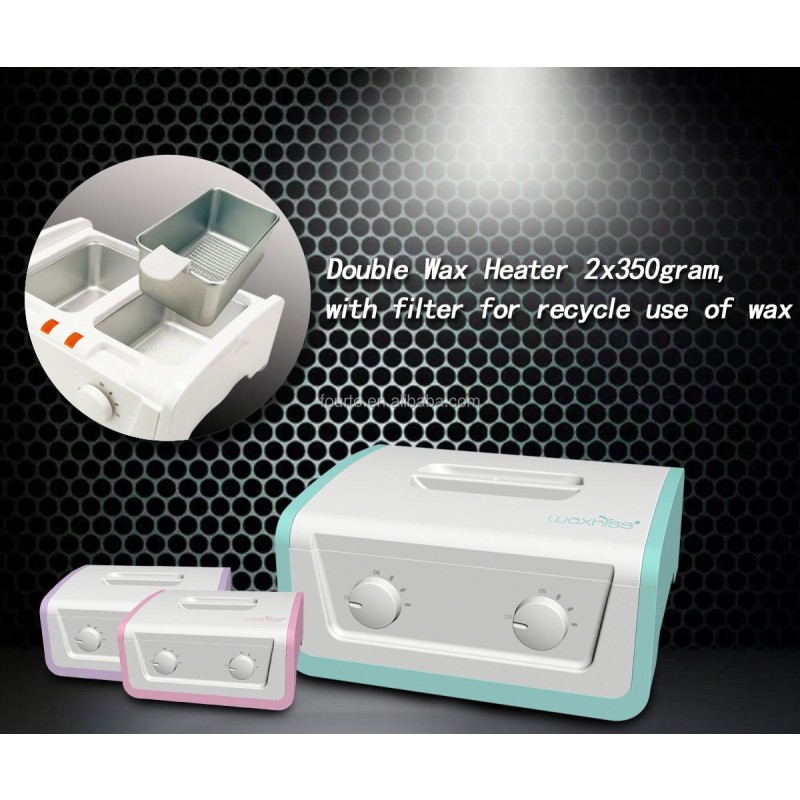 Wax Heater Factory - WAXKISS Hot Sell Double Pot 1000cc Paraffin Supply