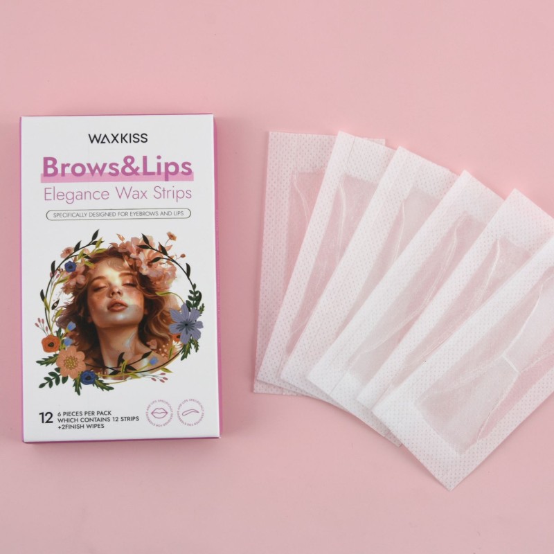 Facial Wax Strips Supplier - WAXKISS Wholesale Painless Easy to Use for Eyebrows