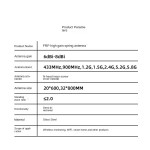 Spring Antenna Manufacturer - High Gain Omnidirectional 20*650mm