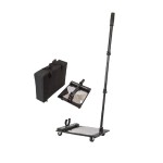 Handheld Mirror Manufacturer - Portable 4 Wheels LED Light