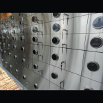 Safe Deposit Box Manufacturer - Custom Black Door Gold Brass