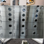 Safe Deposit Box Manufacturer - Custom Black Door Gold Brass