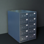 Safe Deposit Box Manufacturer - Combination Key Lock Front Desk