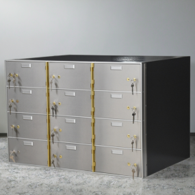 Storage Locker Manufacturer - American Vault Key-Lock External