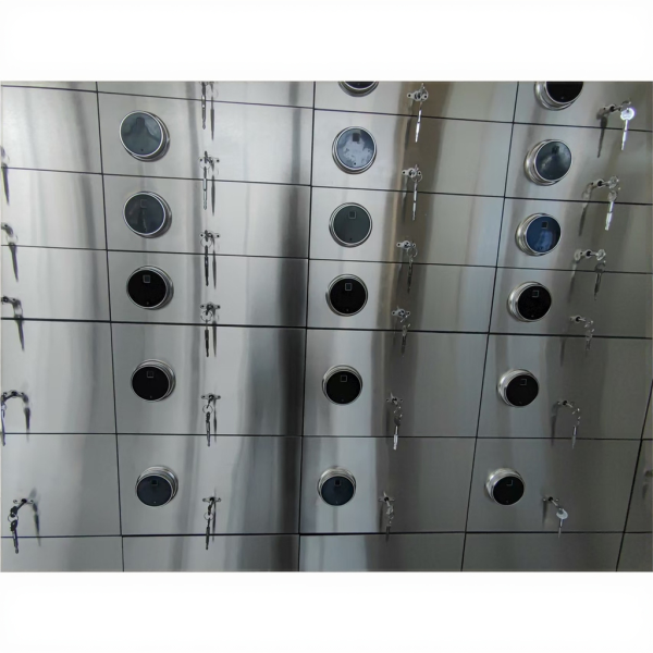 Safe Deposit Box Manufacturer - Custom Black Door Gold Brass