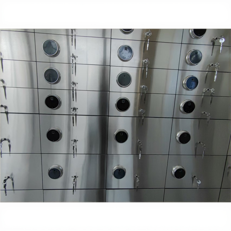 Safe Deposit Box Manufacturer - Custom Black Door Gold Brass