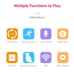 PTZ Camera Manufacturer - 3MP Tuya Motion Detection