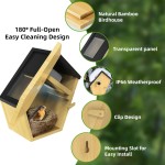 Birdhouse Manufacturer - 5MP HD Natural Bamboo Anti
