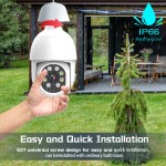 Light Bulb Camera Manufacturer - 4MP Tuya Auto Tracking