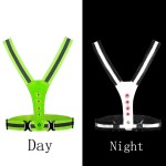 Running Vest Supplier - Adjustable LED Reflective Elastic