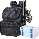 Waterproof Backpack Supplier - Adjustable Rod Holders Hiking