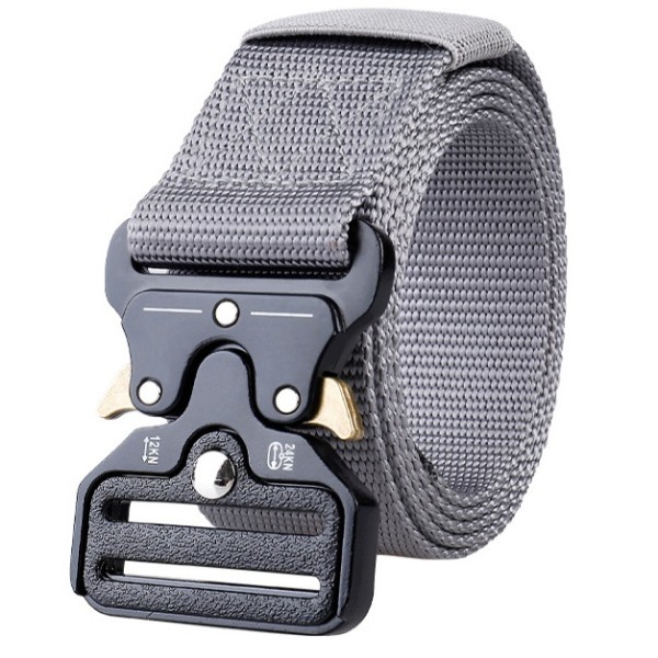 Security Belt Manufacturer - Grey Color Zinc Alloy Material